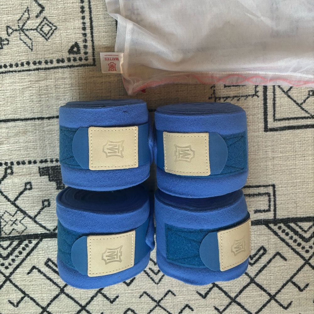 Brand new mattes royal blue polo wraps for horses